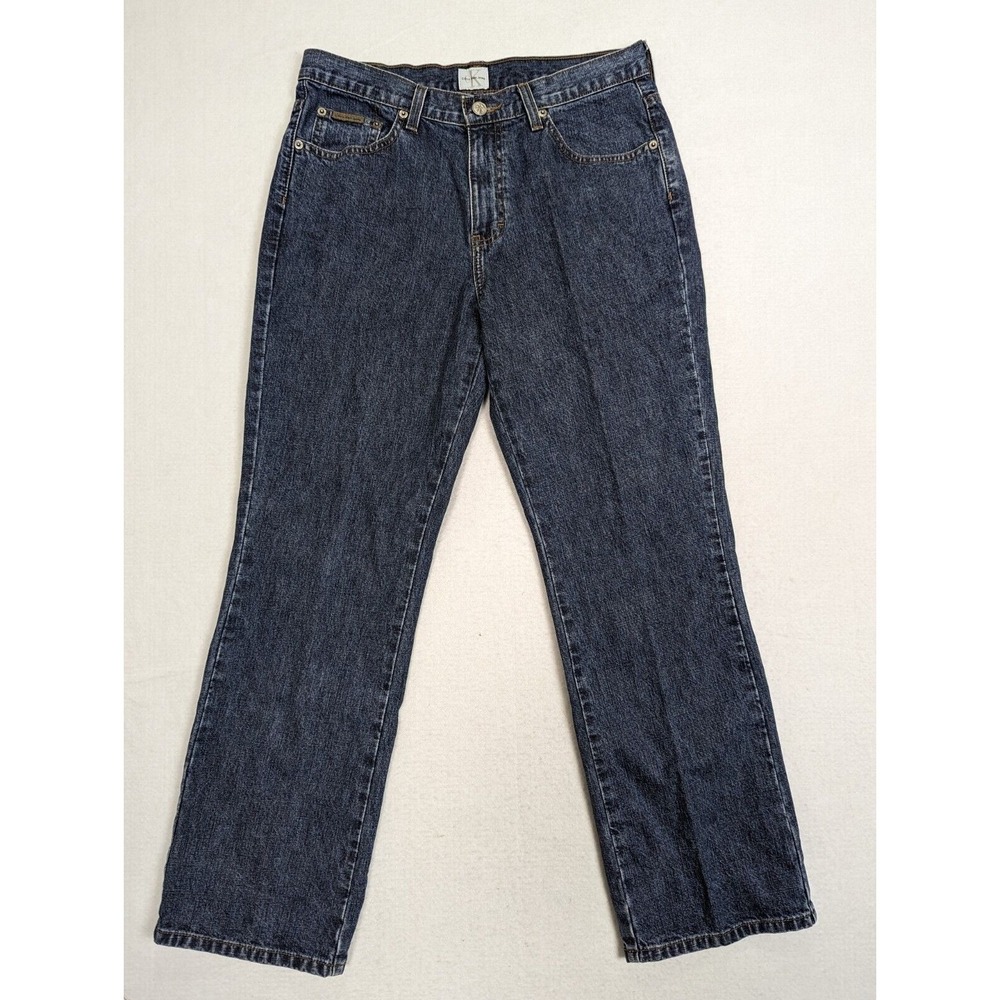 Calvin‎ Klein Womens Jeans Size 10 Bootcut Cotton Blue